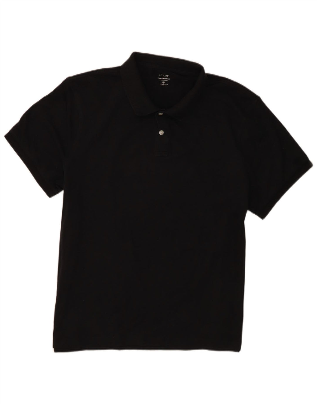 J. Crew Ανδρικό Πόλο Μπλουζάκι 2XL Μαύρο βαμβακερό