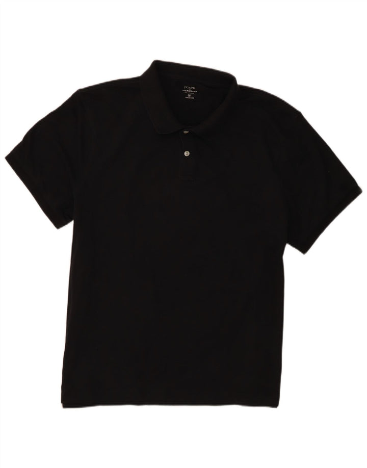 J. Crew Ανδρικό Πόλο Μπλουζάκι 2XL Μαύρο βαμβακερό