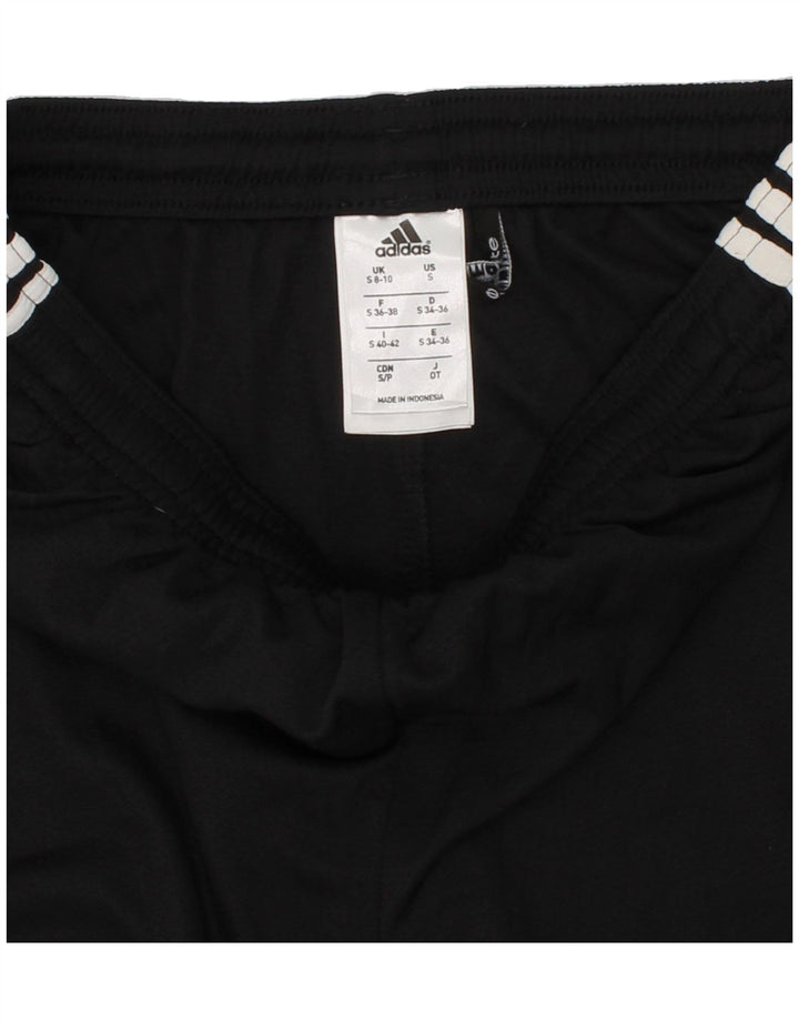 ADIDAS Boys Climalite Sport Shorts 8-9 Years Small Black Polyester Vintage Adidas and Second-Hand Adidas from Messina Hembry 