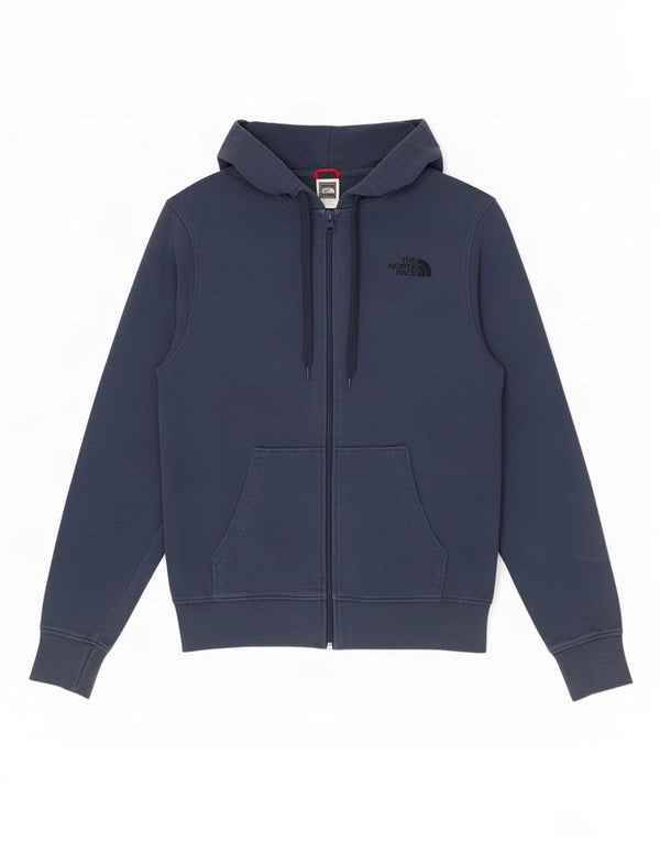 Ανδρικό πουλόβερ με κουκούλα με φερμουάρ North Face XS Navy Blue Cotton