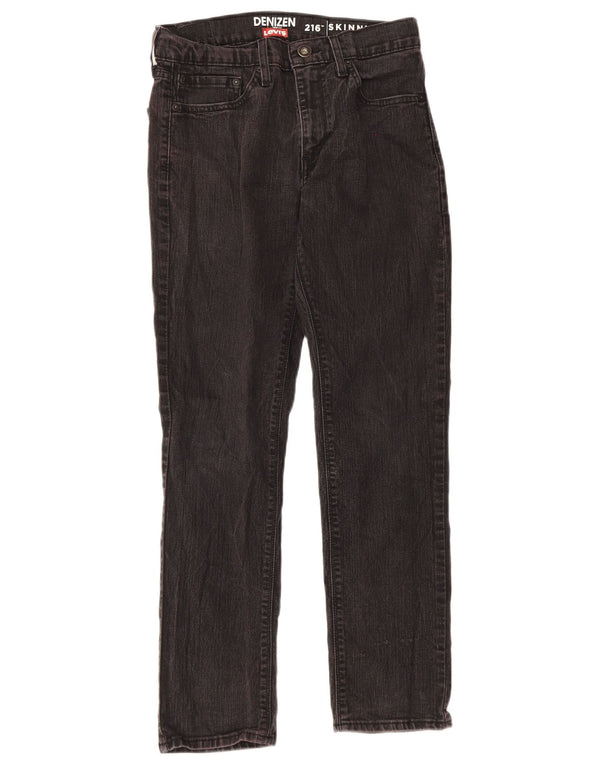 Levi's Mens 216 Skinny Jeans W31 L30 Μαύρο βαμβακερό