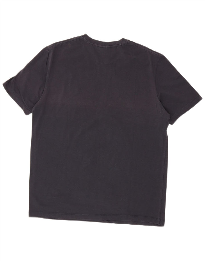 TRUSSARDI JEANS Ανδρικό T-Shirt Top Μεσαίο μαύρο βαμβακερό