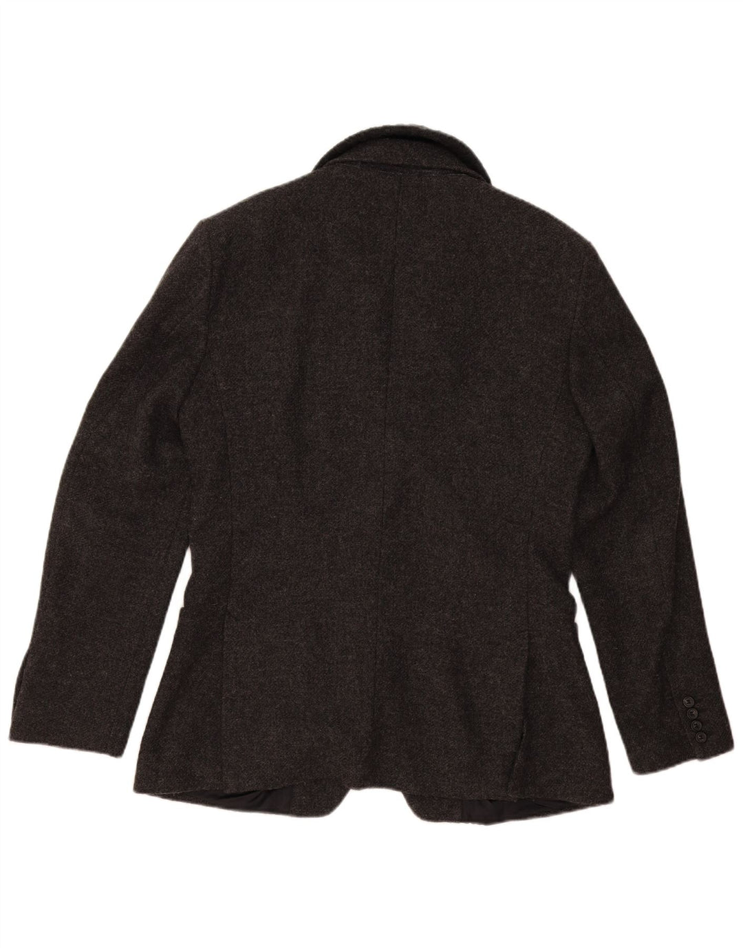 Benetton Ανδρικό σακάκι με 2 κουμπιά σακάκι IT 50 Large Grey Flecked Wool
