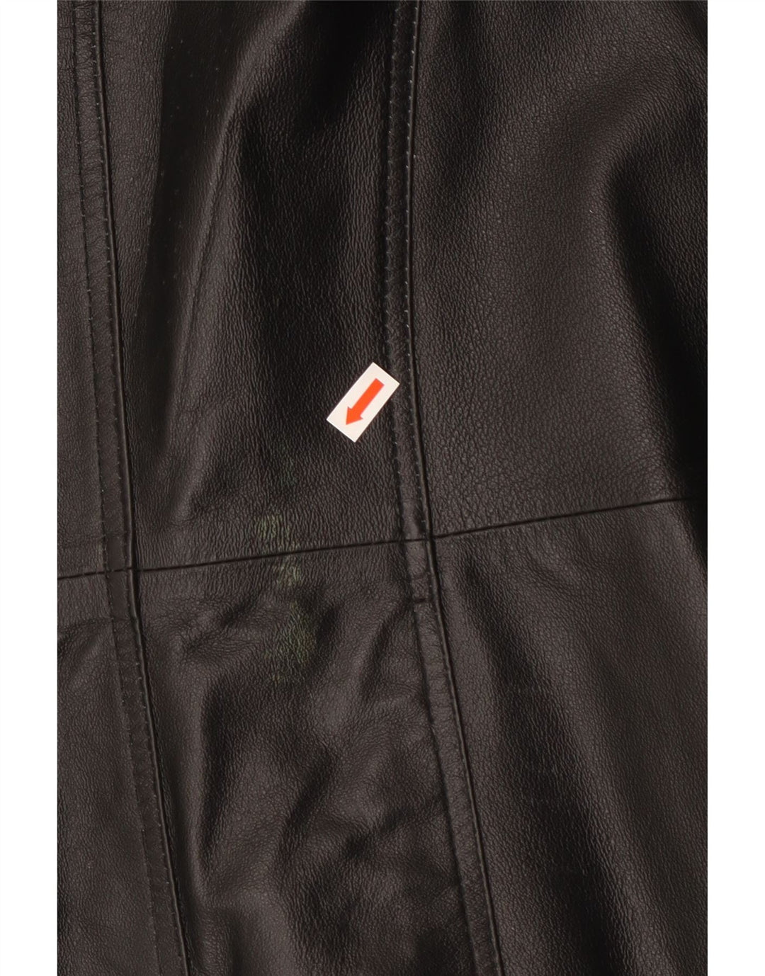 East 5th Γυναικείο Δερμάτινο Σακάκι Μπλέιζερ με 3 κουμπιά UK 22 3XL Μαύρο Δερμάτινο