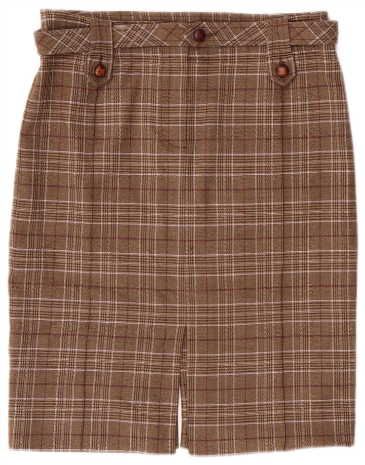 Max & Co. Γυναικεία Pencil Φούστα IT 38 Small Brown καρό Classic