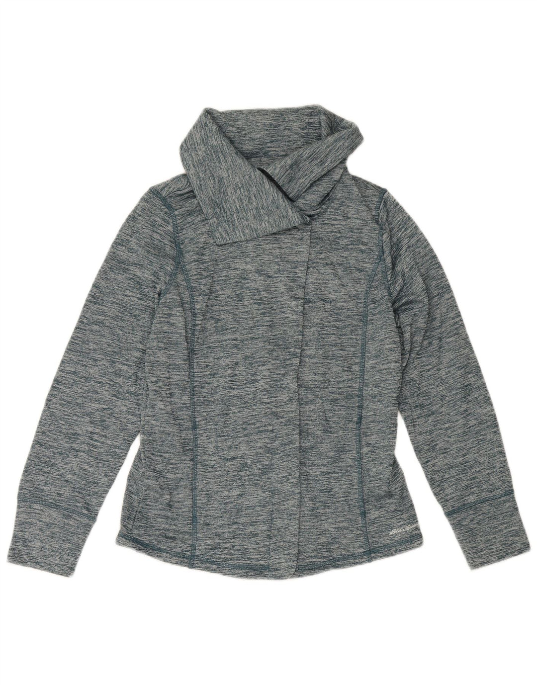 Γυναικεία αθλητική φόρμα Eddie Bauer Top Jacket UK 16 Large Blue Flecked Polyester
