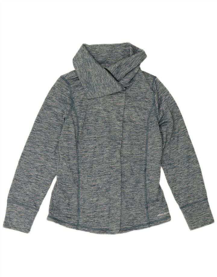 Γυναικεία αθλητική φόρμα Eddie Bauer Top Jacket UK 16 Large Blue Flecked Polyester
