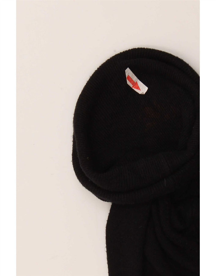 Zara Γυναικείο πουλόβερ με ρολό λαιμόκοψη UK 8 Small Black Viscose