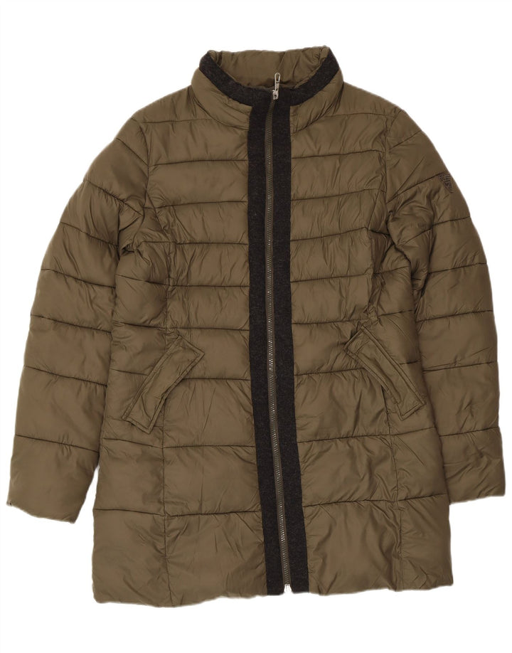 Guess Ανδρικό παλτό UK 40 Large Khaki Polyamide