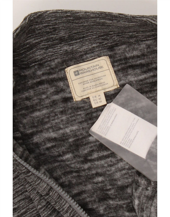 Mountain Warehouse Γυναικείο Fleece Jacket UK 14 Large Grey Polyester