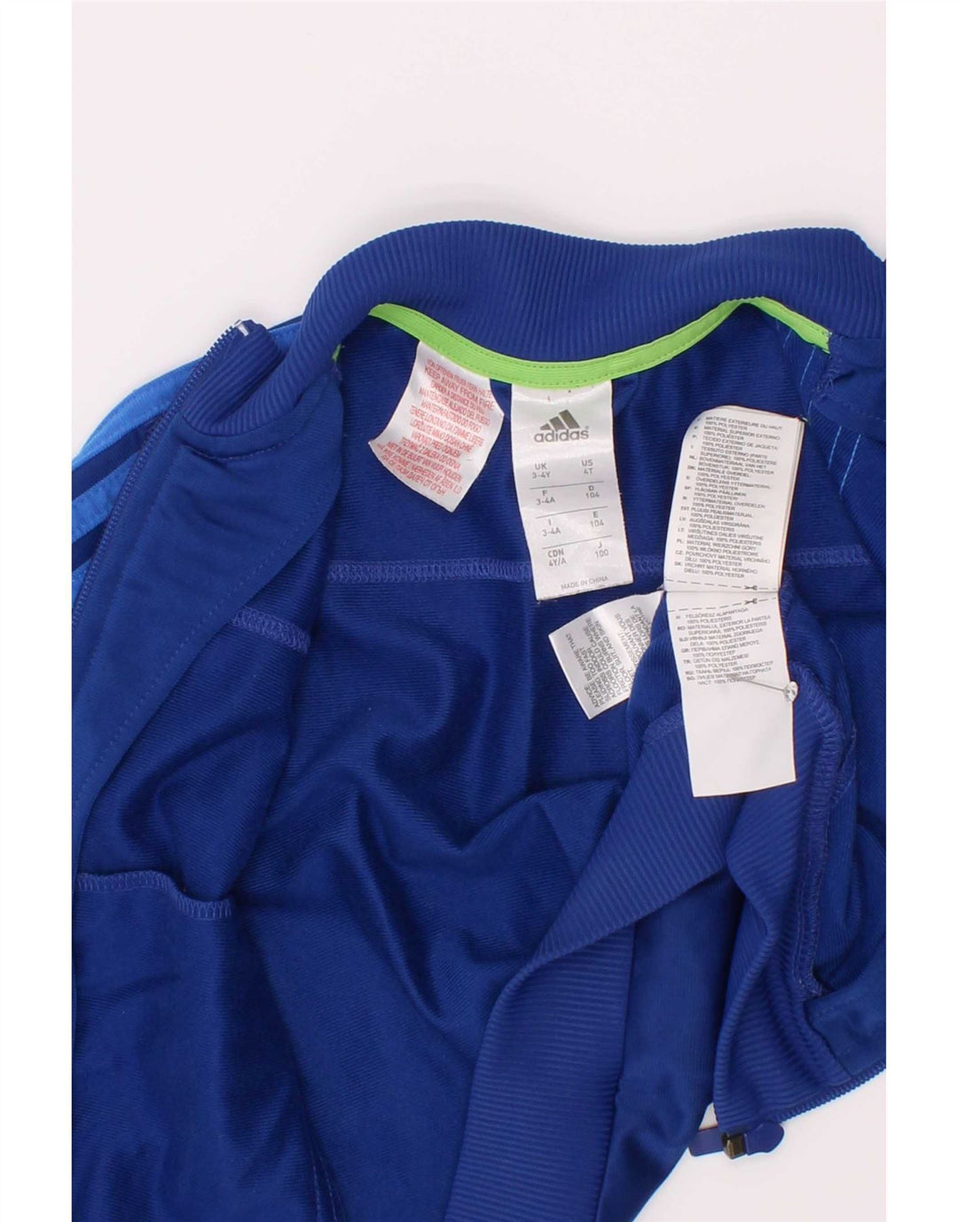Adidas Boys αθλητική φόρμα Adidas Top Jacket 3-4 Years Navy Blue Polyester