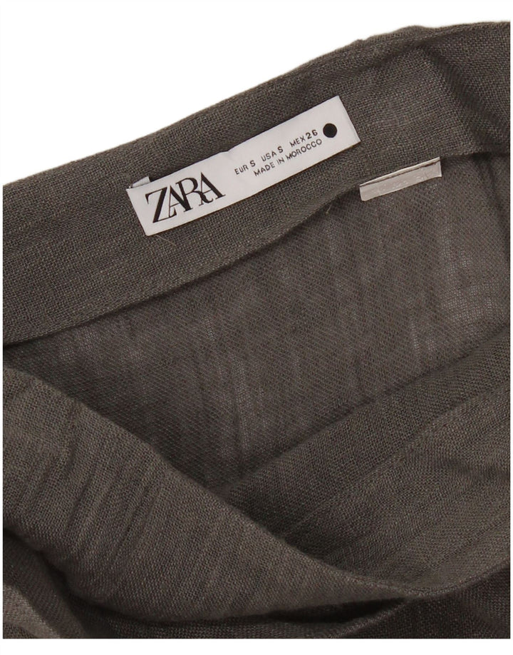 Zara Γυναικεία Φούστα Wrap Small W26 Γκρι