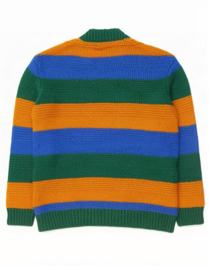 Ανδρικό πουλόβερ Zara Crew Neck Jumper Μεσαίο Πολύχρωμο Ριγέ