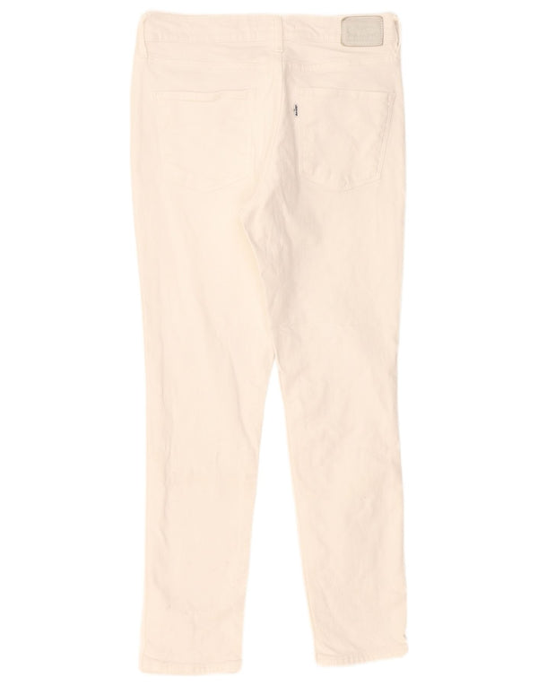 Levi's Womens 311 Shaping Skinny Jeans W29 L28 Λευκό βαμβακερό