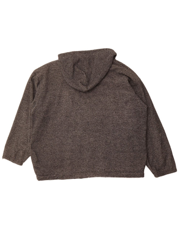 CHAMPION Ανδρικό φλις μπουφάν με κουκούλα UK 42 XL Γκρι πολυεστέρας