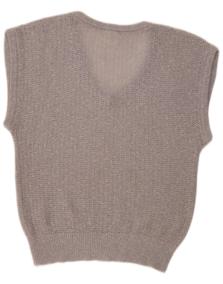 Strickmoden Γυναικείο Γιλέκο Loose Fit Tank Top EU 40 Medium Silver