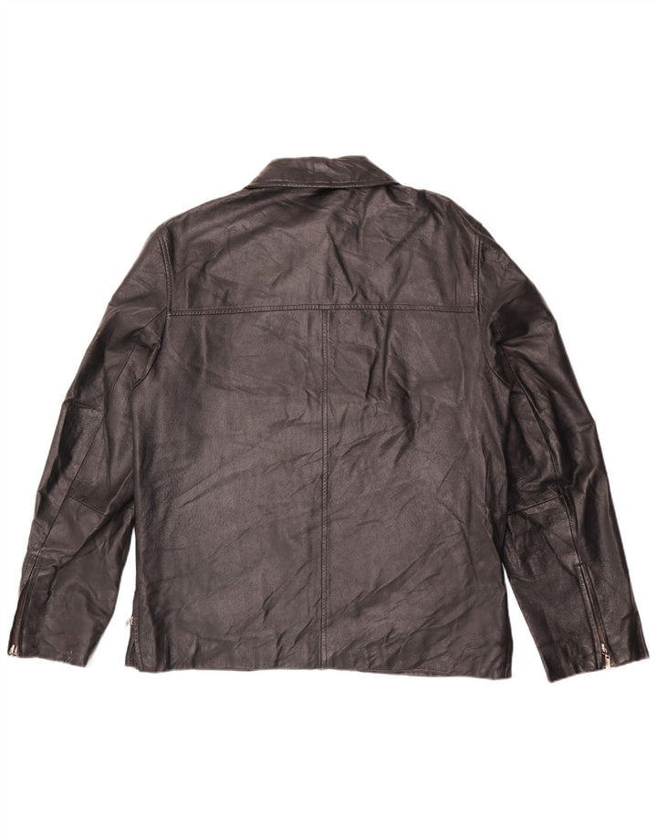 Ανδρικό Δερμάτινο Μπουφάν Conbipel UK 38 Medium Black Leather