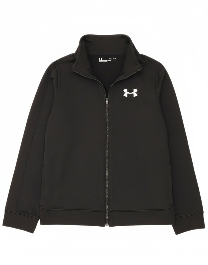 Under Armour Boys αθλητική φόρμα Top Jacket 11-12 Years Large Black Polyester