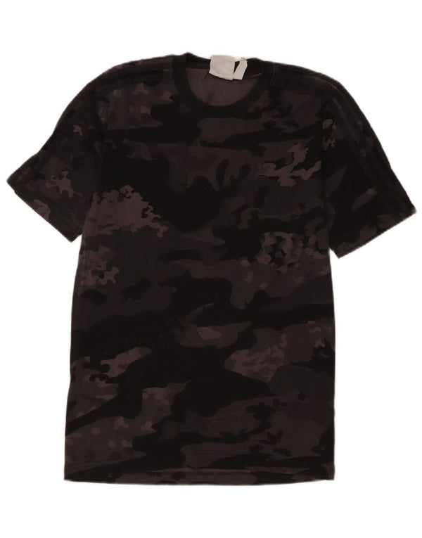 Ανδρικό T-Shirt Adidas Top XS Γκρι βαμβακερό καμουφλάζ
