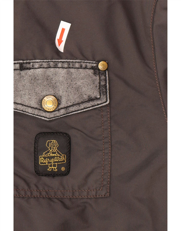 Ανδρικό μπουφάν Refrigiwear Bomber UK 40 Large Grey Colourblock