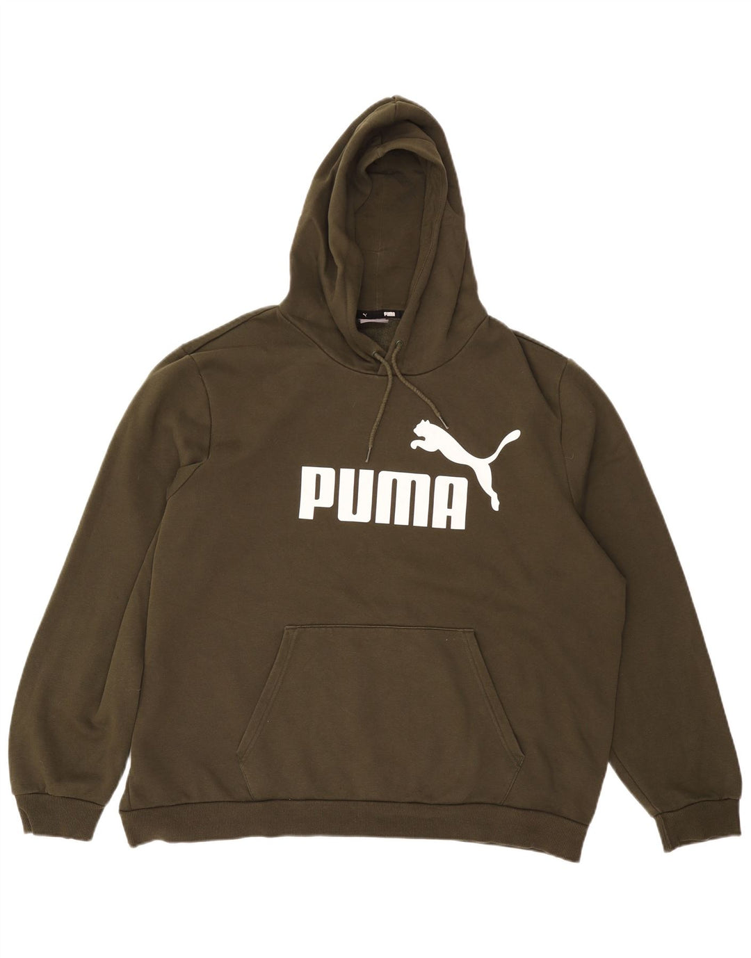 Ανδρικό γραφικό κουκούλα PUMA 2XL Χακί βαμβακερό