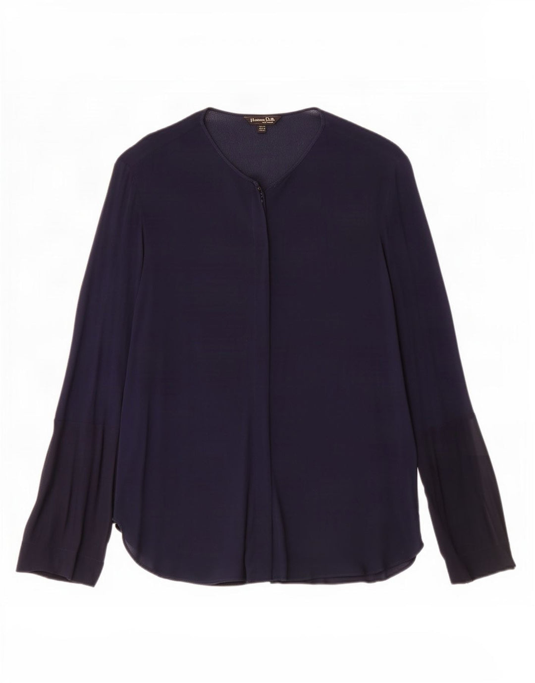 Massimo Dutti Γυναικείο πουκάμισο Μπλούζα EU 40 Medium Navy Blue Viscose