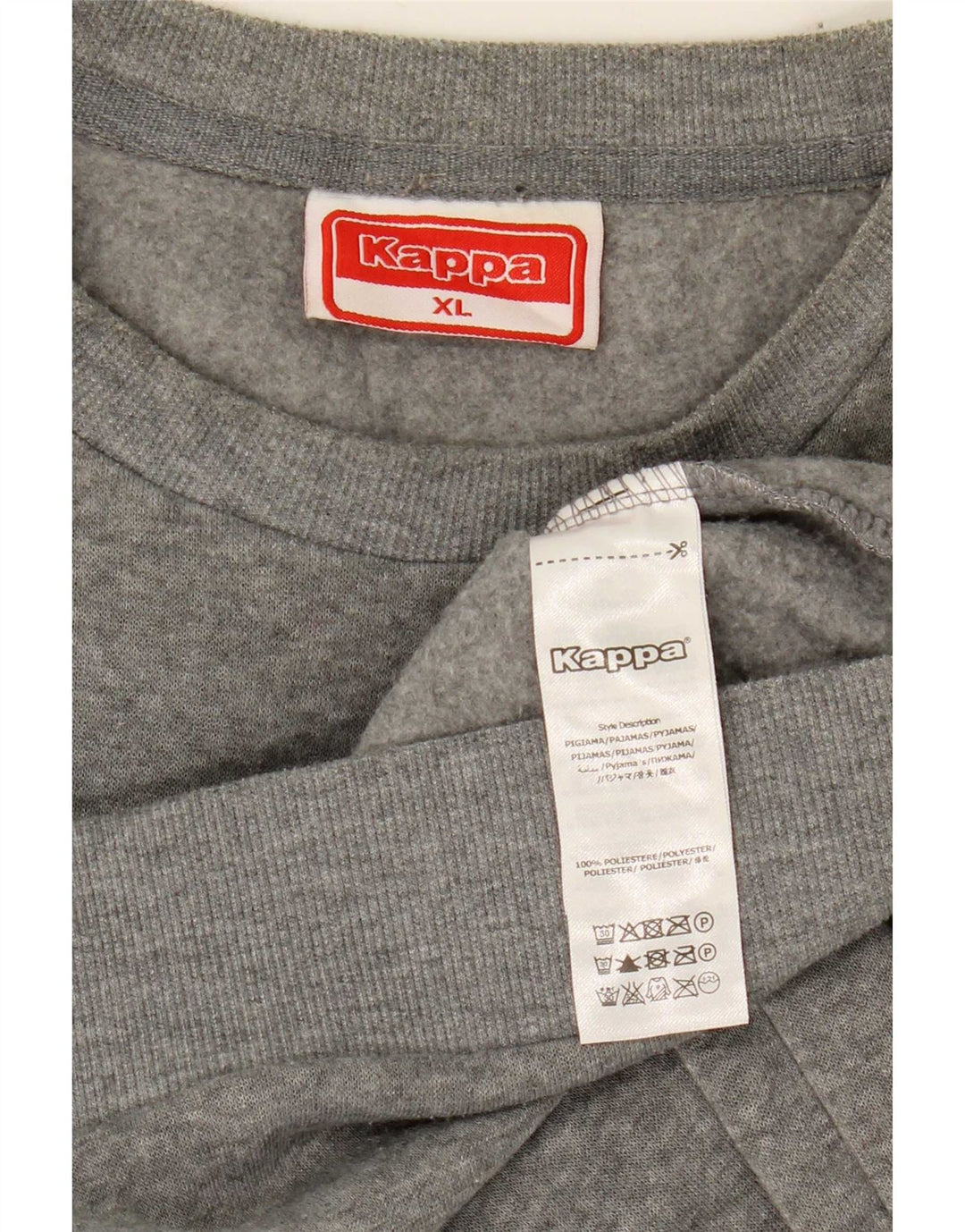 Ανδρικό γραφικό φούτερ Kappa Jumper XL Grey Polyester
