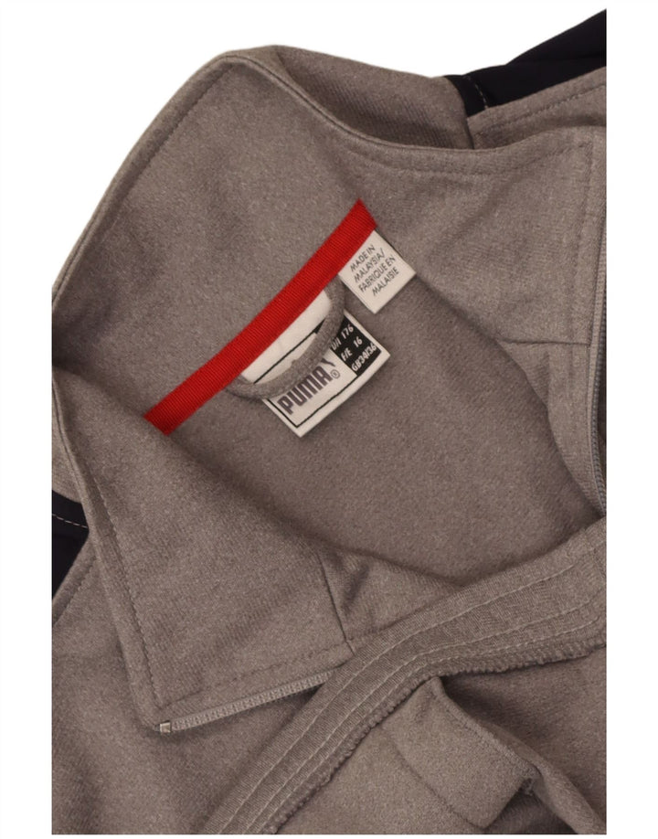 Μπουφάν Puma Boys αθλητική φόρμα 15-16 ετών Γκρι Colourblock