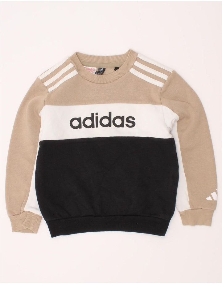Adidas Boys Graphic Sweatshirt Jumper 3-4 Years Πολύχρωμο Colourblock