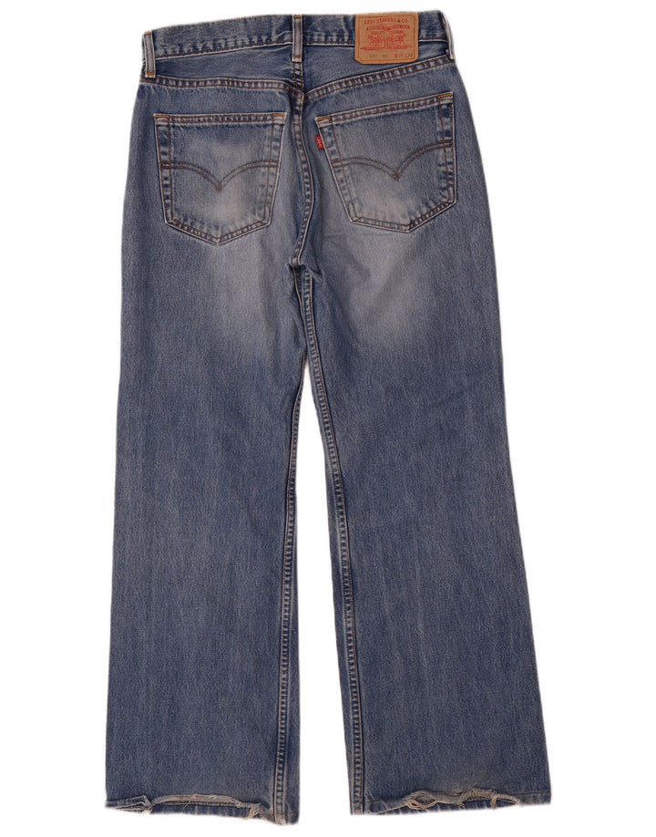 Levi's Mens 527 Bootcut Jeans W30 L32 Μπλε βαμβακερό