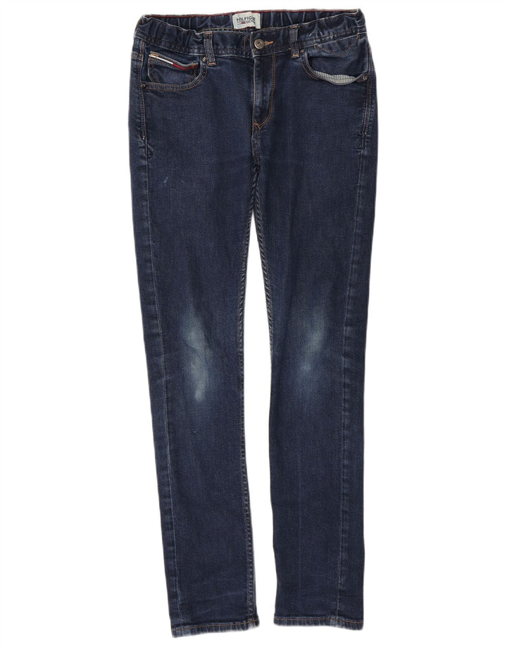 TOMMY HILFIGER Αγόρια Skinny Jeans 13-14 ετών W28 L29 Μπλε βαμβακερό