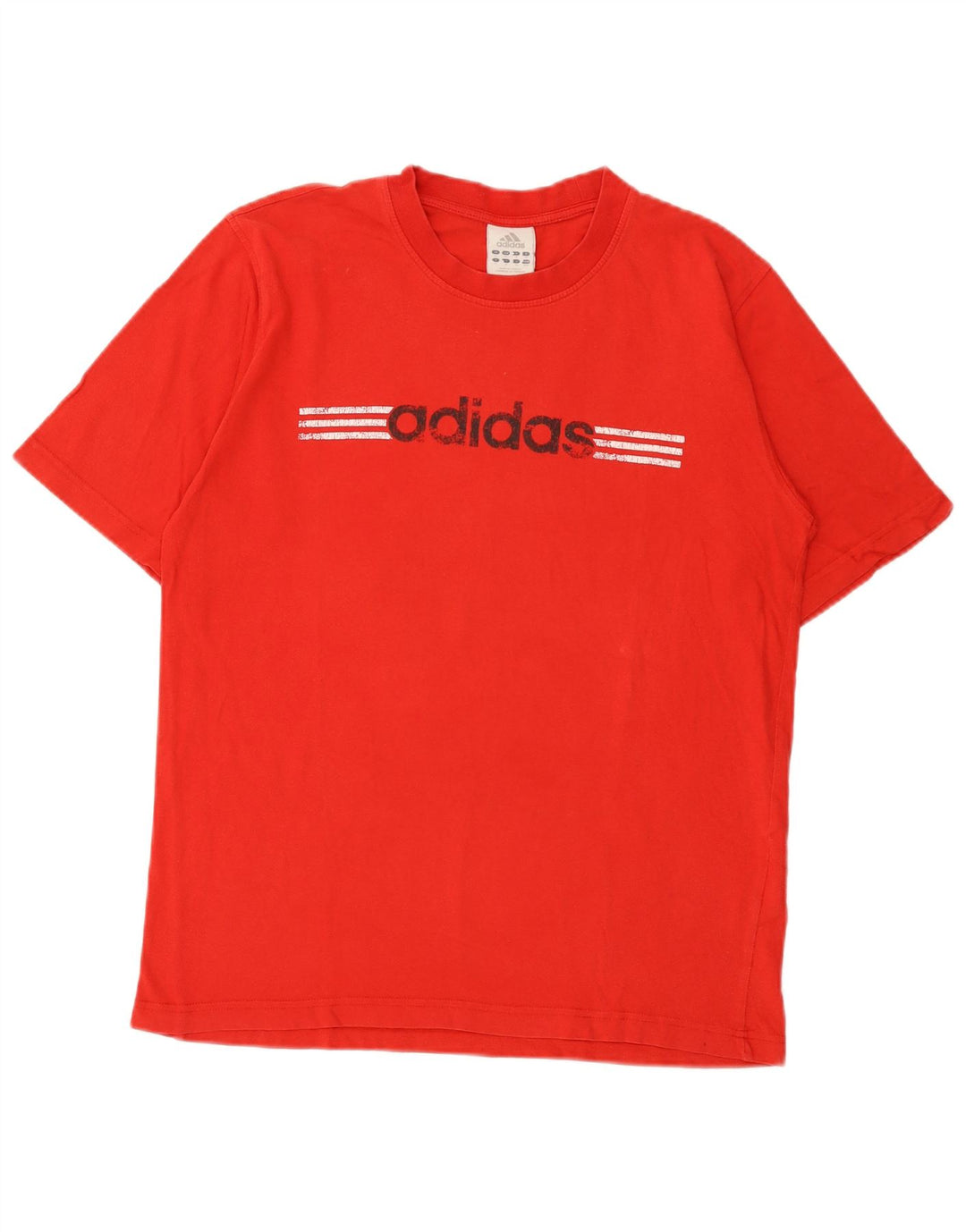 Ανδρικό γραφικό T-Shirt Adidas Top Μεσαίο κόκκινο βαμβακερό
