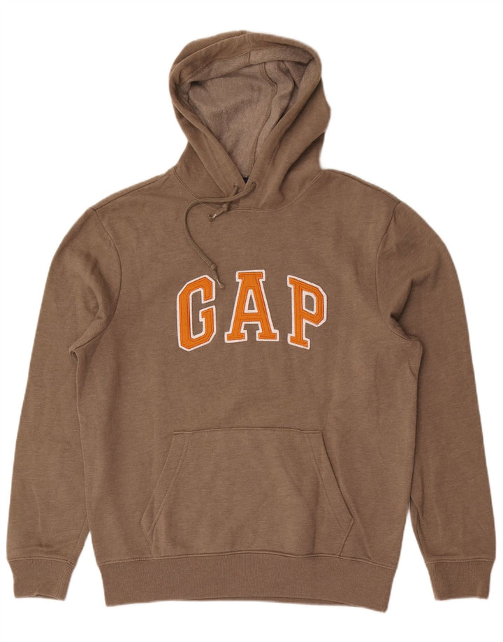 Ανδρικό Gap Graphic Hoodie Jumper Μεσαίο καφέ βαμβακερό