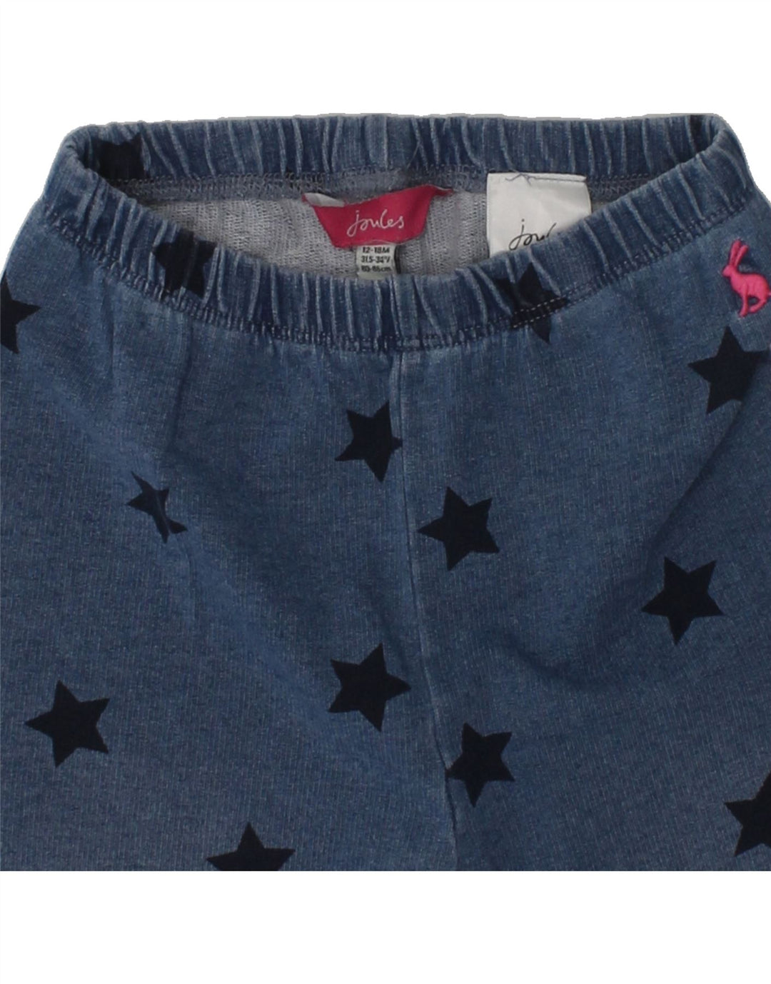 JOULES Baby Boys Graphic Tracksuit Trousers 12-18 Months Blue Cotton | Vintage Joules | Thrift | Second-Hand Joules | Used Clothing | Messina Hembry 