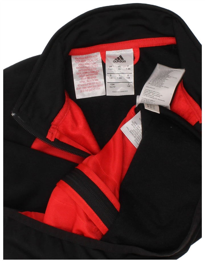 Adidas Boys αθλητική φόρμα Adidas Top Jacket 7-8 Years Black Colourblock Polyester