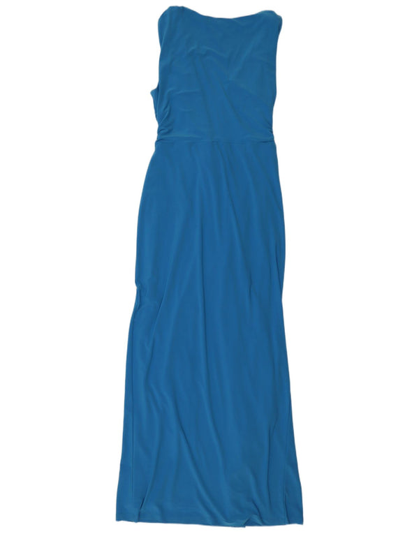 Γυναικείο Maxi Αμάνικο φόρεμα Coast UK 16 Large Blue Polyester