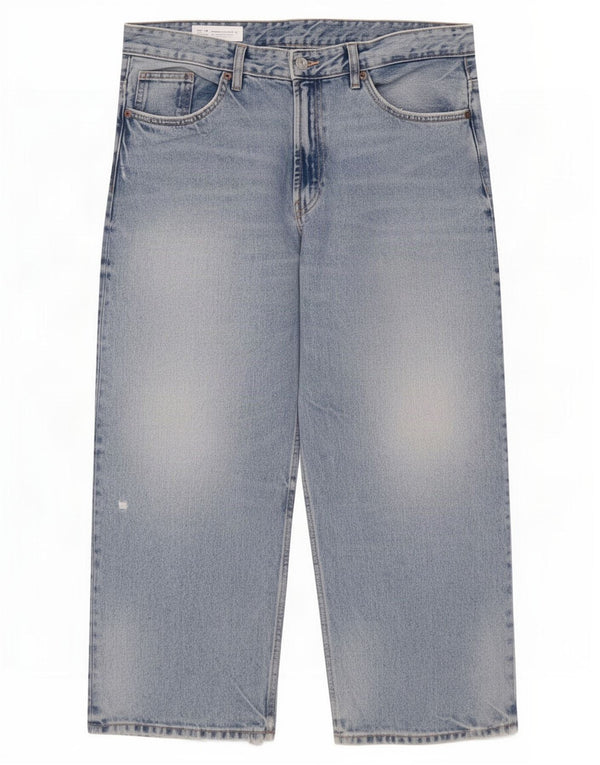 Zara Γυναικείο Ψηλόμεσο Τζιν EU 44 XL W34 L25 Μπλε