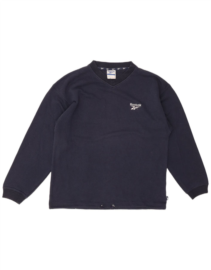 Ανδρικό φούτερ REEBOK Jumper Small Navy Blue Cotton