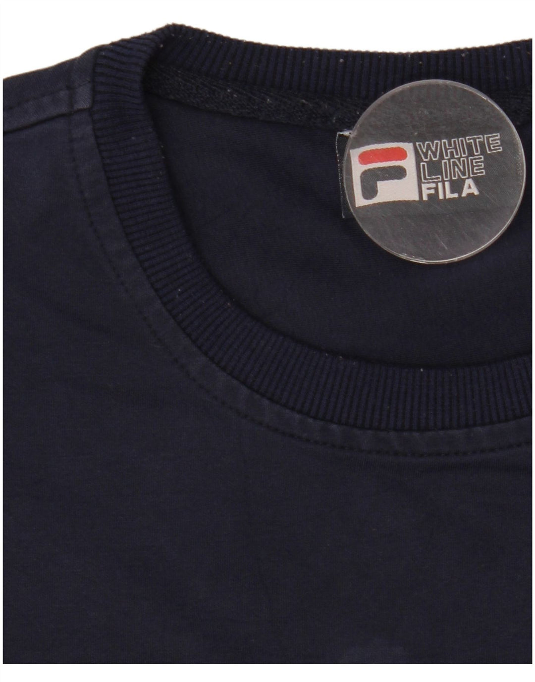 Fila Γυναικείο Γραφικό Φούτερ Jumper UK 16 Large Navy Blue Polyester