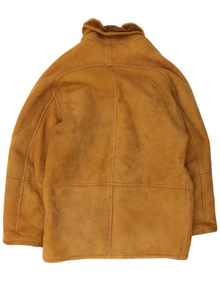 Vintage Ανδρικό Shearling Jacket IT 52 XL Καφέ