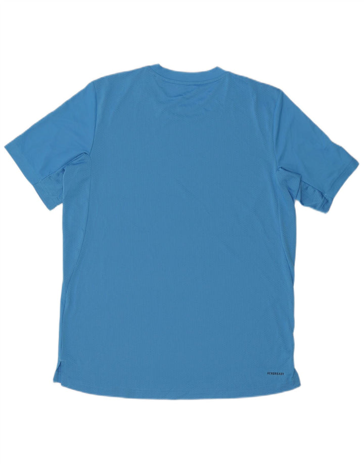 Ανδρικό μπλουζάκι ADIDAS Aeroready Regular Fit Top Medium Blue