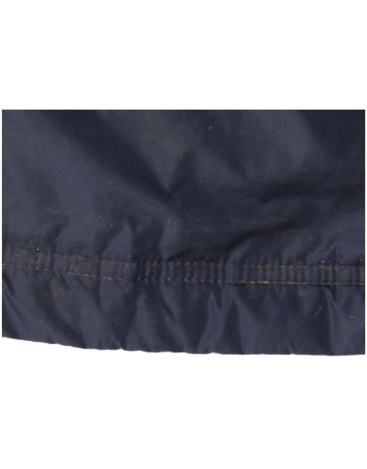 Ανδρικό μπουφάν ADIDAS γραφικό αντιανεμικό UK 36 Small Navy Blue Colourblock