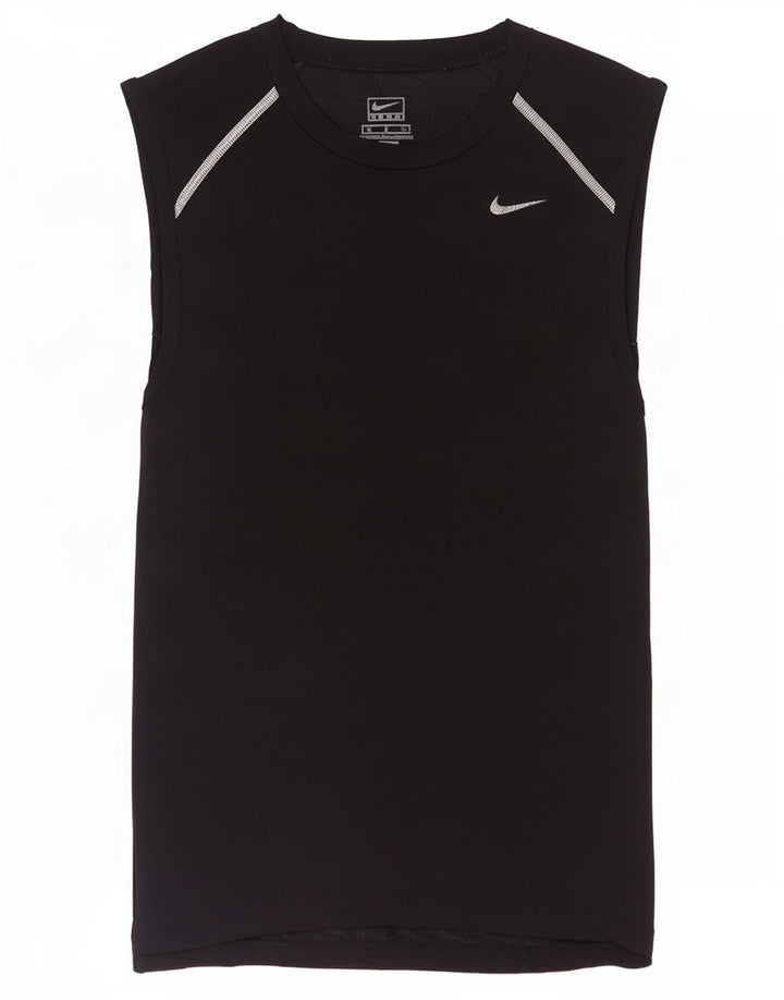 Nike Boys Vest Top 13-14 Years Μαύρο