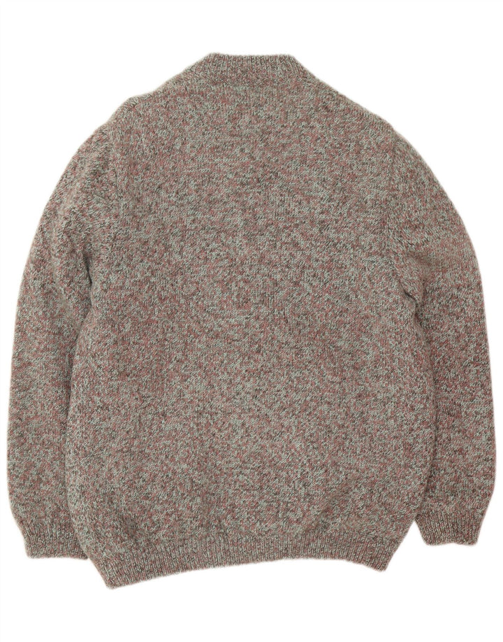 Vintage Ανδρικό Ζακέτα πουλόβερ Μεγάλο Πολύχρωμο Flecked