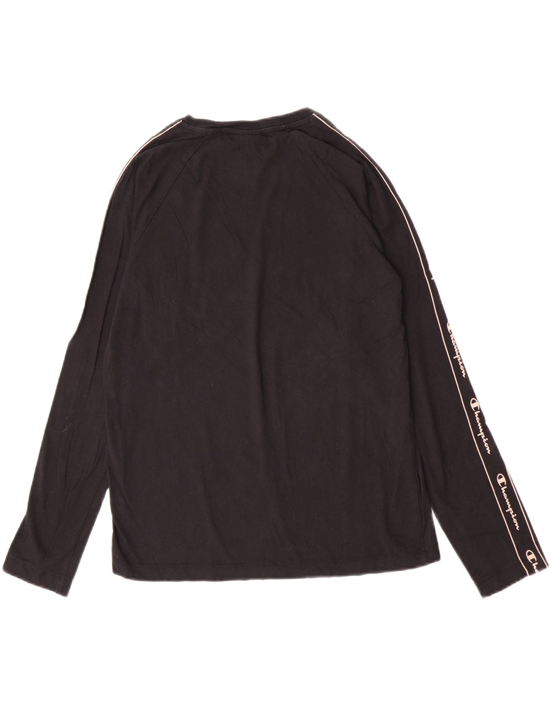 Champion Womens Graphic Top μακρυμάνικο UK 12 Medium Black