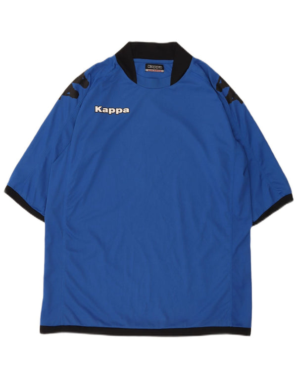Ανδρικό γραφικό T-Shirt KAPPA Top 2XL Blue Polyester