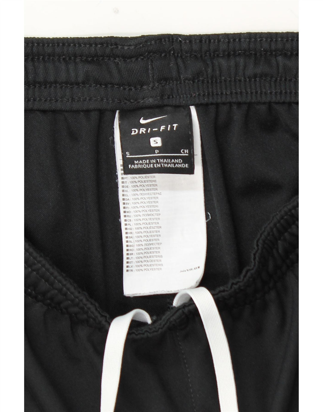 Ανδρικό παντελόνι αθλητικής φόρμας NIKE Dri Fit Μικρό μαύρο πολυεστέρα