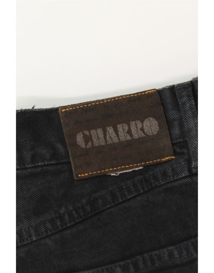 CHARRO Γυναικείο Tapered Jeans Μέγεθος 32 W32 L32 Μαύρο βαμβακερό