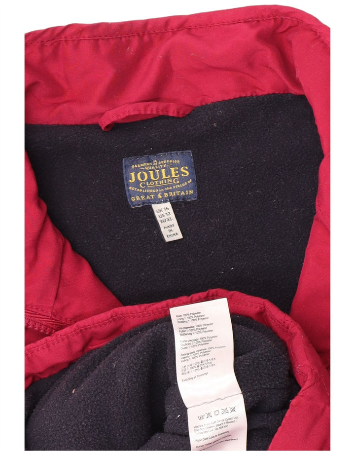 Joules Γυναικείο Καπιτονέ Gilet UK 16 Μεγάλος Ροζ Πολυεστέρας