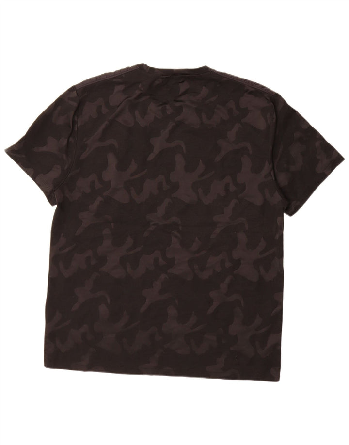 Ανδρικό T-Shirt DKNY Top XL Μαύρο Καμουφλάζ Πολυεστέρας
